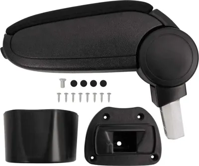 Obrázek produktu pro Loketní opěrka do auta černá 14,5 x 31,5 x (30–48) cm ABS