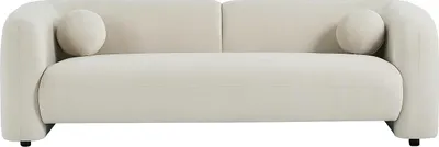 Produktbild von 3-Sitzer-Sofa aus beigem Velours - OVOTAS