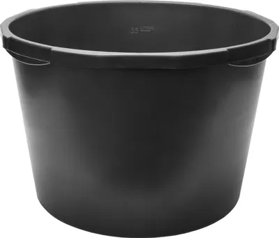 Produktbild von Garronda Mörtelwanne 45 L Rund Mörtelkübel Maurerkübel – robuste Kunststoffwanne aus recyceltem PE Mörtelkasten für Baustelle, Garten und Haushalt GD-0170