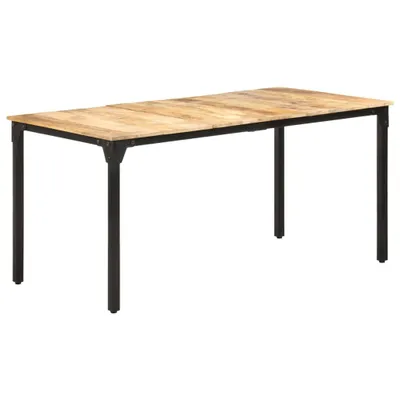Obrázek produktu pro Jídelní stůl 160 x 80 x 76 cm hrubé mangovníkové dřevo
