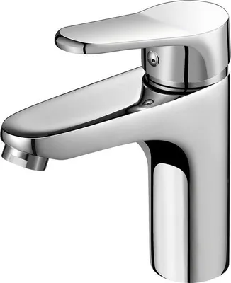 Produktbild von Wasserhahn für Waschbecken, warm/kalt, wassersparend, Chrom