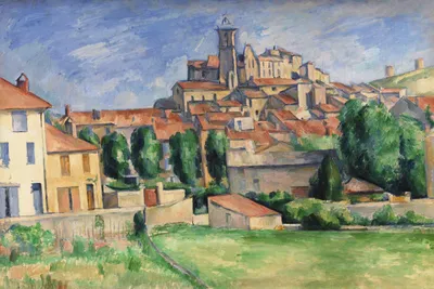 Obrázek produktu pro Poster 60x40cm Gardanne, Paul Cezanne Vintage do Salonu