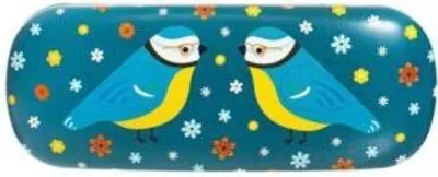 Immagine prodotto di Custodia per occhiali Sass & Belle blue tit incl. panno per la pulizia guscio rigido ca. 16x6x3,5 cm