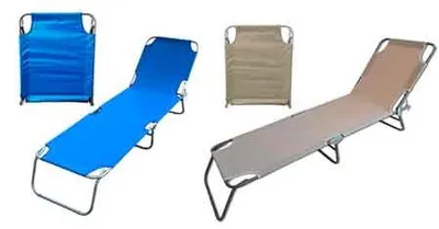 Immagine prodotto di LETTINI DA SPIAGGIA PIEGHEVOLE 187x55x24 cm - Colore Blu