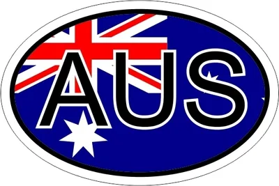 Produktbild von Kiwistar - Autoaufkleber - 15x10 cm - außen klebendKiwistar Autoaufkleber - Australien AUS Auto, Laptop, Fahrrad, LKW, Motorrad Mehrfarbig Autoaufkleber Aufkleber KFZ Flagge Fahne
