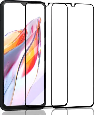 Obrázek produktu pro 2-balení Xiaomi Redmi 12C Ochranné sklo na displej - Tvrzené sklo 9H - Super kvalita 3D