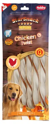 Produktbild von Nobby Starsnack Barbecue Chicken Twist, Größe: XL / 25 cm