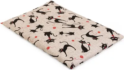 Produktbild von Johanniskernkissen 30 x 20 cm, Katze-Mimi - Als Wärmekissen & Kältekissen - Körnerkissen für Mikrowelle und Backofen - 30x20cm