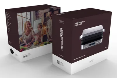 Obrázok produktu pre Lauben LBNCGD2000ST, Čierna, Nerezová oceľ, Nerezová oceľ, Obdĺžnikový, Tlačidlá, Platnička, 1400 cm²