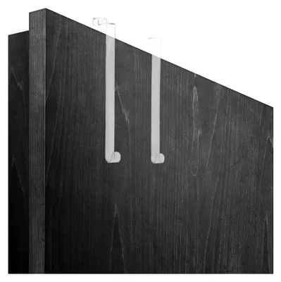 Produktbild von ® 2x Türhaken aus stabilem Kunststoff - 26,5 cm und 28 cm Haken für Türkränze und Dekoration - Aufhänger für Wohnungstüren innen und außen - Kleiderhaken zum Einhängen