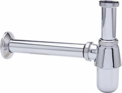 Productafbeelding van 100 674 fles geursluiting 1 1/4'' vchr, chroom, 20,8 x 11,2 x 6,8 cm