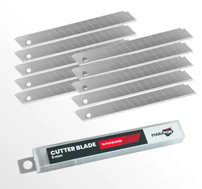 Cuttermesser Klingen 9 mm, 10 Stück, abbrechbar