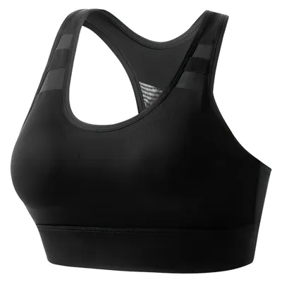 Produktbild von Sport BH für Damen, Push Up ohne Bügel Bra für Joggen Yoga Fitness, Schwarz XXL
