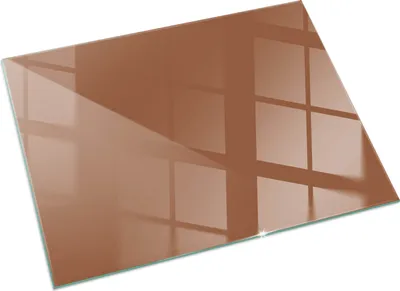 Produktbild von Farbe Braun – Glasbodenplatte für – Kaminofen – Kaminplatte Glas – Schutzglas – Funkenschutzplatte –Glasbodenplatte Feuerfeste – Hitzeschutzplatte – Bodenschutz aus Glas – 60x40 cm