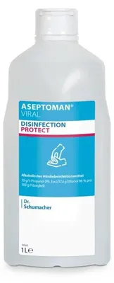 Productafbeelding van Dr. Schumacher Aseptoman® Virale handdesinfectiemiddel, 1 liter