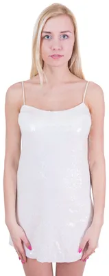 Produktbild von Weißes Minikleid - Pailletten, John Zack M