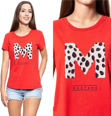 Immagine prodotto di MUSTANG Damen, Maglietta ALINA C PRINT, S, Rot, sport, tshirt, camicia