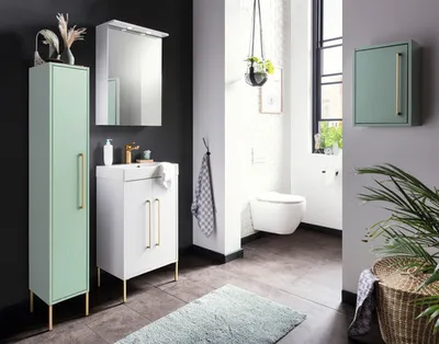 Produktbild von Möbelpartner Highboard Sarah BxHxT 25 x 154.7 x 30 cm mint