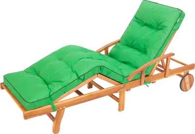 Produktbild von Bjird Gartenliege Auflagen für Deckchair Polsterauflage für Sonnenliege - Liegenauflage 200 x 55 x 8 cm, Grün