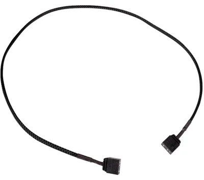 Immagine prodotto di Prolunga Alphacool aRGB da 3 pin a 3 pin, con guaina - 60 cm