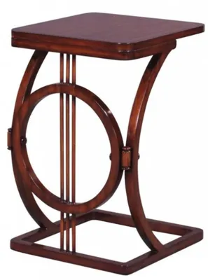 Immagine prodotto di Casa Padrino Tavolino / Tavolino in mogano Art Deco Marrone 40 x 40 x H. 62 cm - Mobili