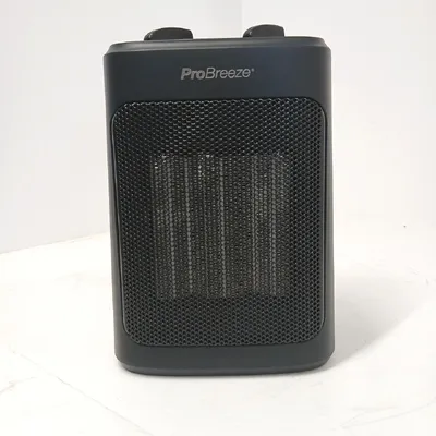 Produktbild von Pro Breeze Heizlüfter Elektrogeräte 2000W Mini Keramik Heizgerät mit Kaltstufe für Büro Wohnzimmer Schlafzimmer Terrasse Schwarz