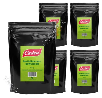 Produktbild von CADEA Brathähnchen Gewürzsalz 5 x 800g Beutel Geflügelgewürze