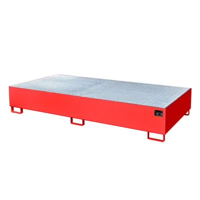 Produktbild von Bauer Auffangwanne AW 1000-2, lackiert, Feuerrot