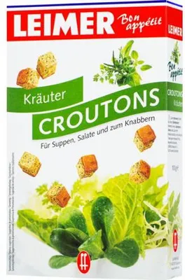 Produktbild von Leimer Croutons Kräuter 100g (Amazon Bestand)