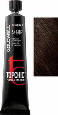 Produktbild von Goldwell Topchic Elumenated, Braun, 5N@BP, Light Brown Elumenated Brown Pear, Unisex, 60 ml, Alle Haare