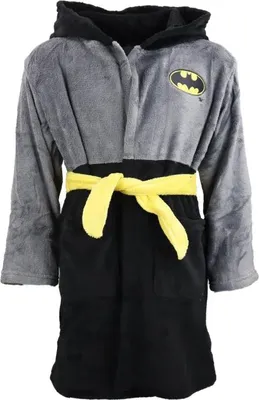 Produktbild von DC Comics Batman Kinder Hausmantel Bademantel mit Kapuze – 98/104