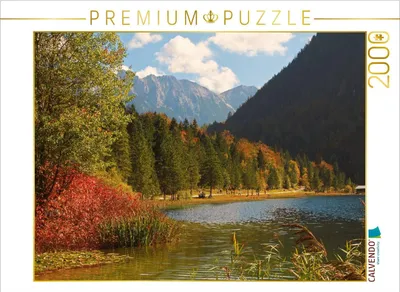 Produktbild von CALVENDO Puzzle Ferchensee Mittenwald 2000 Teile Puzzle quer | 2000 Teile Lege-Größe 90x67cm Foto-Puzzle für glückliche Stunden
