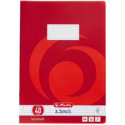 Produktbild von Herlitz 3324001, 16 Blätter, Kariertes Papier, A4, 80 g/m², Junge/Mädchen, Papier