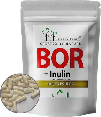 Produktbild von Forest Vitamin Bor + Inulin 100 Kapseln