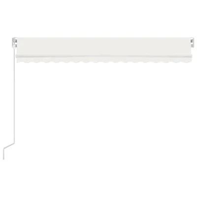 Produktbild von Cloris DesignMöbel Markisen - Creme Markise Manuell Einziehbar mit LED 400x350cm Creme Schlichtes3696037