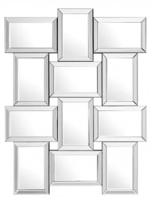 Zdjęcie produktu dla Luksusowe szklane lustro ścienne Casa Padrino 91 x H 120 cm - Luxury Collection