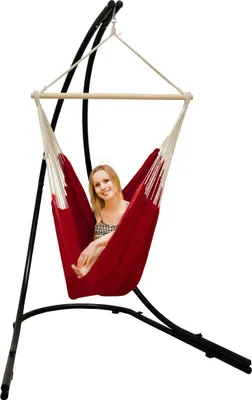 Obrázek produktu pro Rám závěsného křesla HMG-153 se závěsným křeslem HMG-40 Bordeaux red