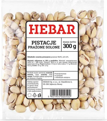 Zdjęcie produktu dla Pistacje - Pistacje prażone 300 G - Przyjemność podjadania - Solone - W łupinach - Przekąska na imprezę - Źródło białka