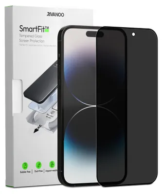 Produktbild von 1-Pack iPhone 14 Pro Max Displayschutzfolie Privacy - Gehärtetes Glas | [Automatische Installation] - Blasenfrei
