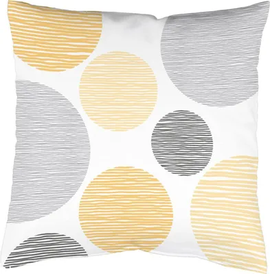 Produktbild von Home Wohnideen Kissenhülle Digitaldruck Borden 066502-6601 H x B 50 x 50 cm Gelb