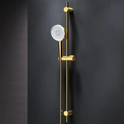 Produktbild von AM.PM Duschset Gold, Brauseset, Handbrause Set, Duschsäule, Duschkopf-Set