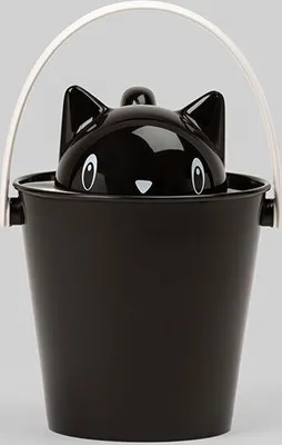 Obrázek produktu pro UNITED PETS MILANO Crick Bucket na krmivo pro psy a kočky černý