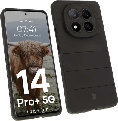 Produktbild von Pancerne etui Bizon Case Tur do Xiaomi Redmi Note 14 Pro Plus 5G, czarne