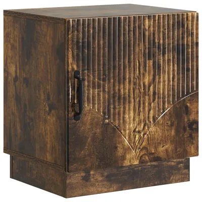 Zdjęcie produktu dla Stolik nocny Dąb wędzony 43 x 34,5 x 47 cm Drewno inżynieryjne