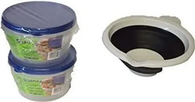 Produktbild von Platzsparende faltbare Schüssel aus flexiblem PP und TPE, ø 30 cm, Höhe 11,5 cm
