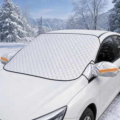 Produktbild von Autoscheibenabdeckung UV- und Frostschutz, 148x120 cm, Aluminiumfolie, für die Windschutzscheibe