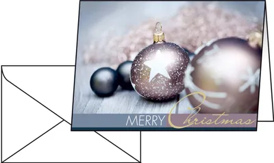 Produktbild von SIGEL DS024 Weihnachts-Karten (inkl. Umschläge), Exquisite, A6 (A5), 25 Karten