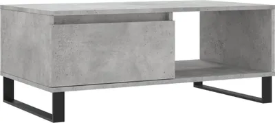 Produktbild von vidaXL Couchtisch Betongrau 90x50x36,5 cm Holzwerkstoff