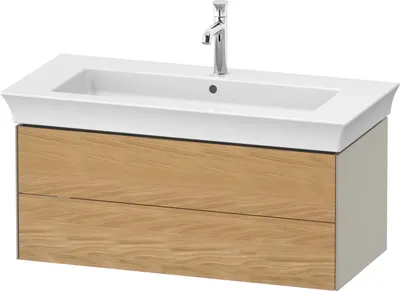Produktbild von DURAVIT WT43420H560 WTU White Tulip wandh., 2 SchKa