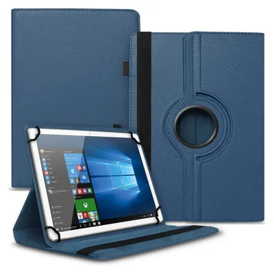 Produktbild von Tablet Hülle Lenovo Miix 320 310 300 Tasche Schutzhülle Case Cover 360° DrehbarFarben:Blau